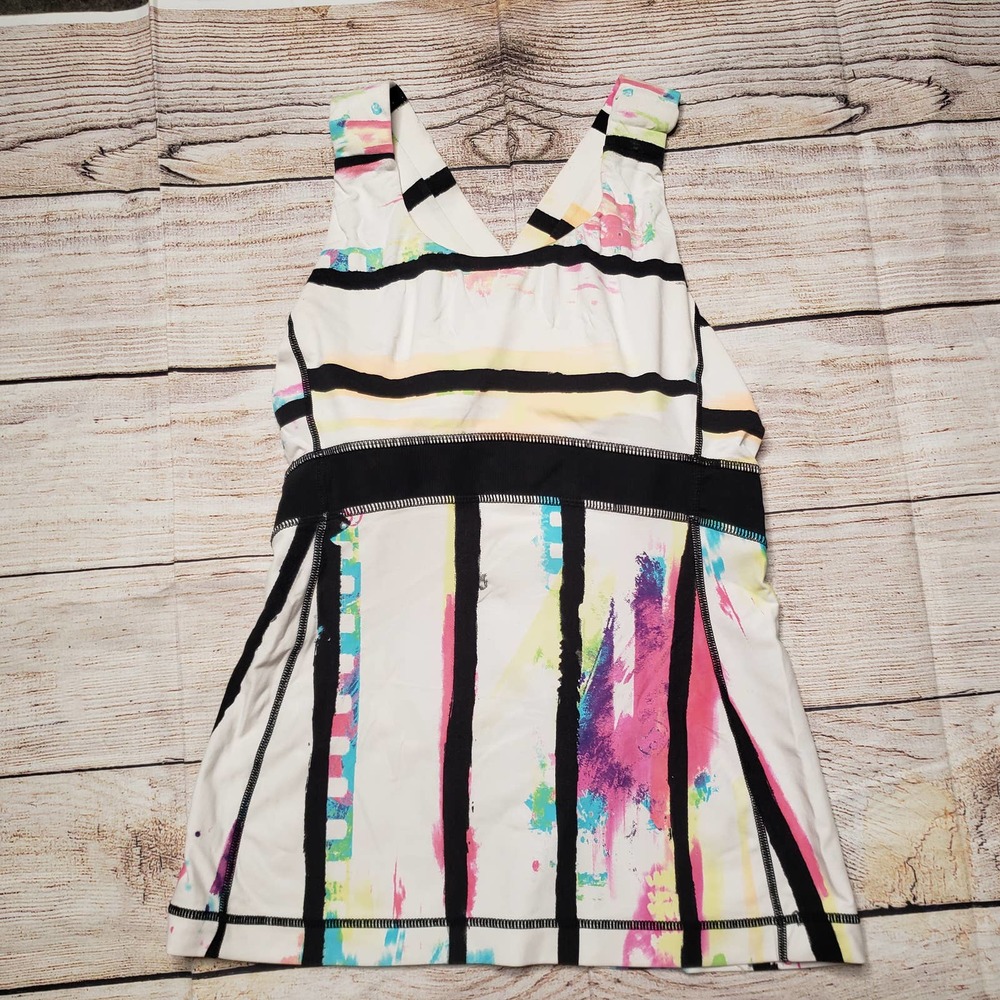 Lululemon Push Your Limit Splatter Paint Tank Top… - image 1